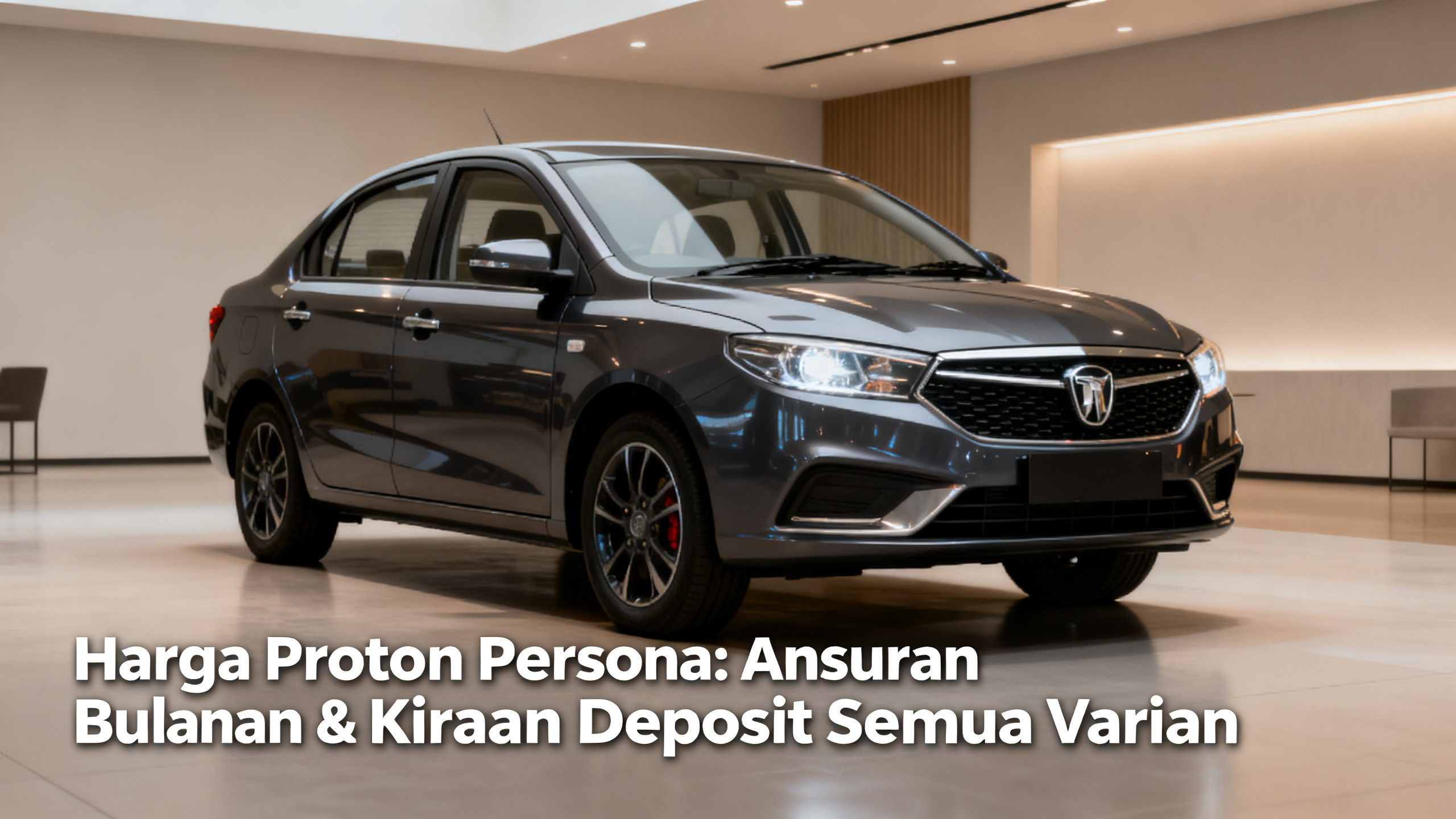 Harga Proton Persona: Ansuran Bulanan & Kiraan Deposit Semua Varian