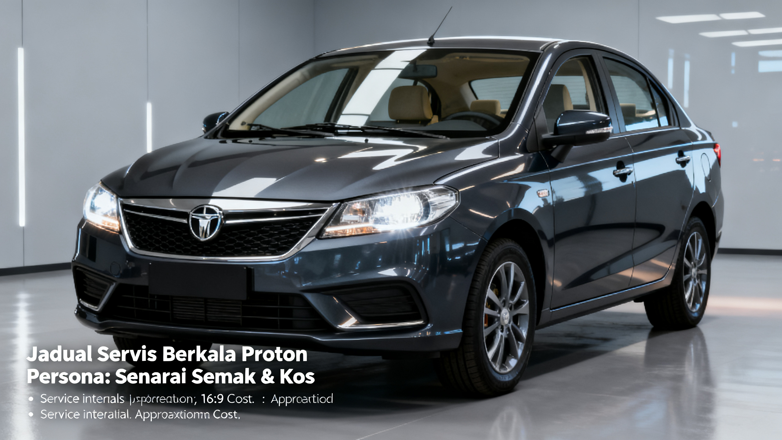 Jadual Servis Berkala Proton Persona: Senarai Semak & Kos