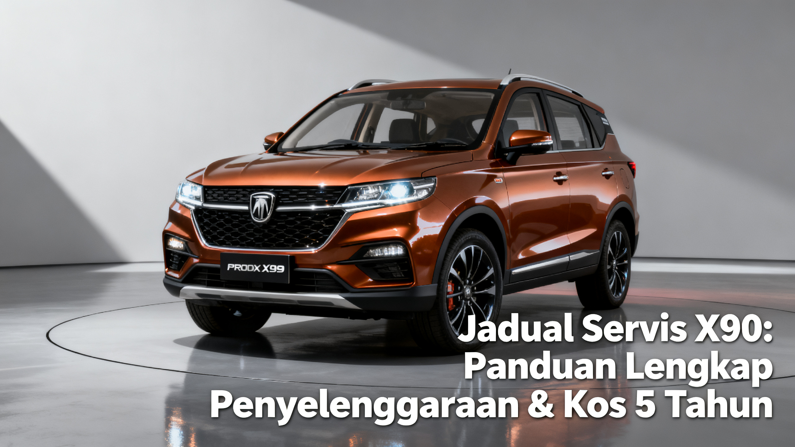Jadual Servis X90: Panduan Lengkap Penyelenggaraan & Kos 5 Tahun