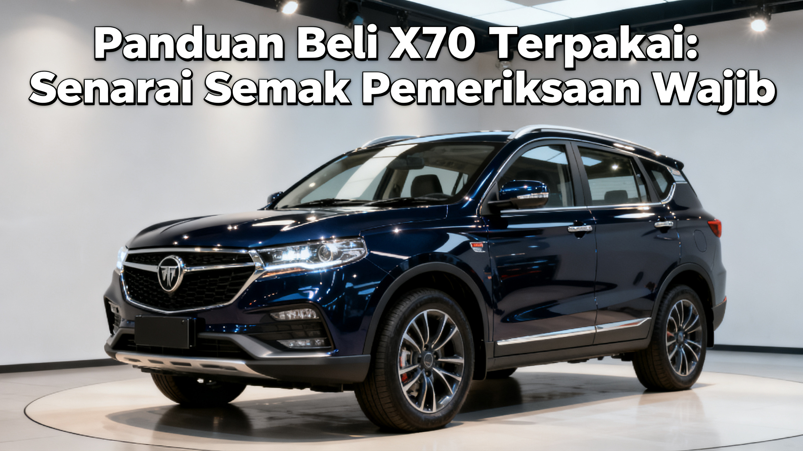 Panduan Beli X70 Terpakai: Senarai Semak Pemeriksaan Wajib