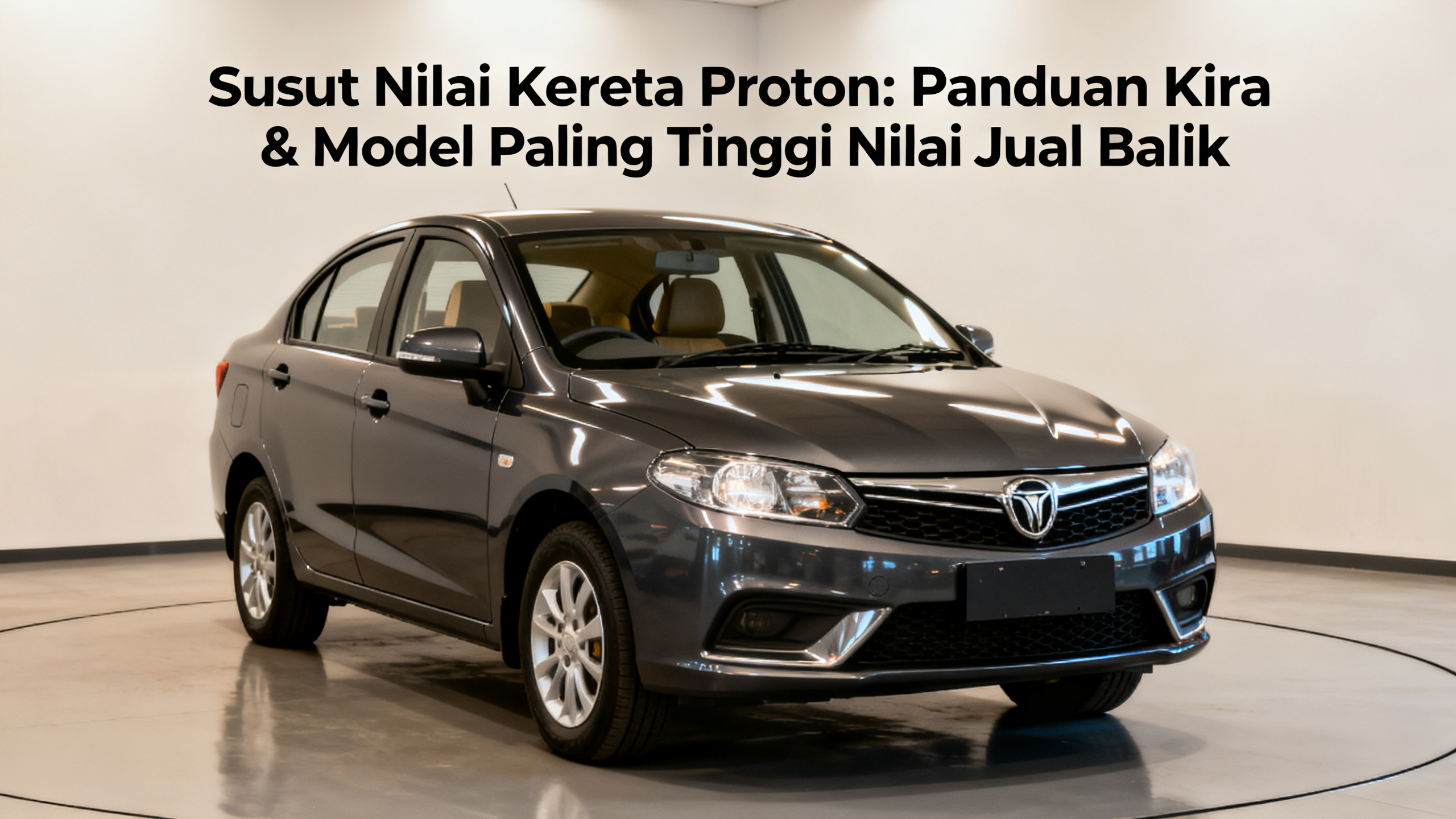 Susut Nilai Kereta Proton: Panduan Kira & Model Paling Tinggi Nilai Jual Balik