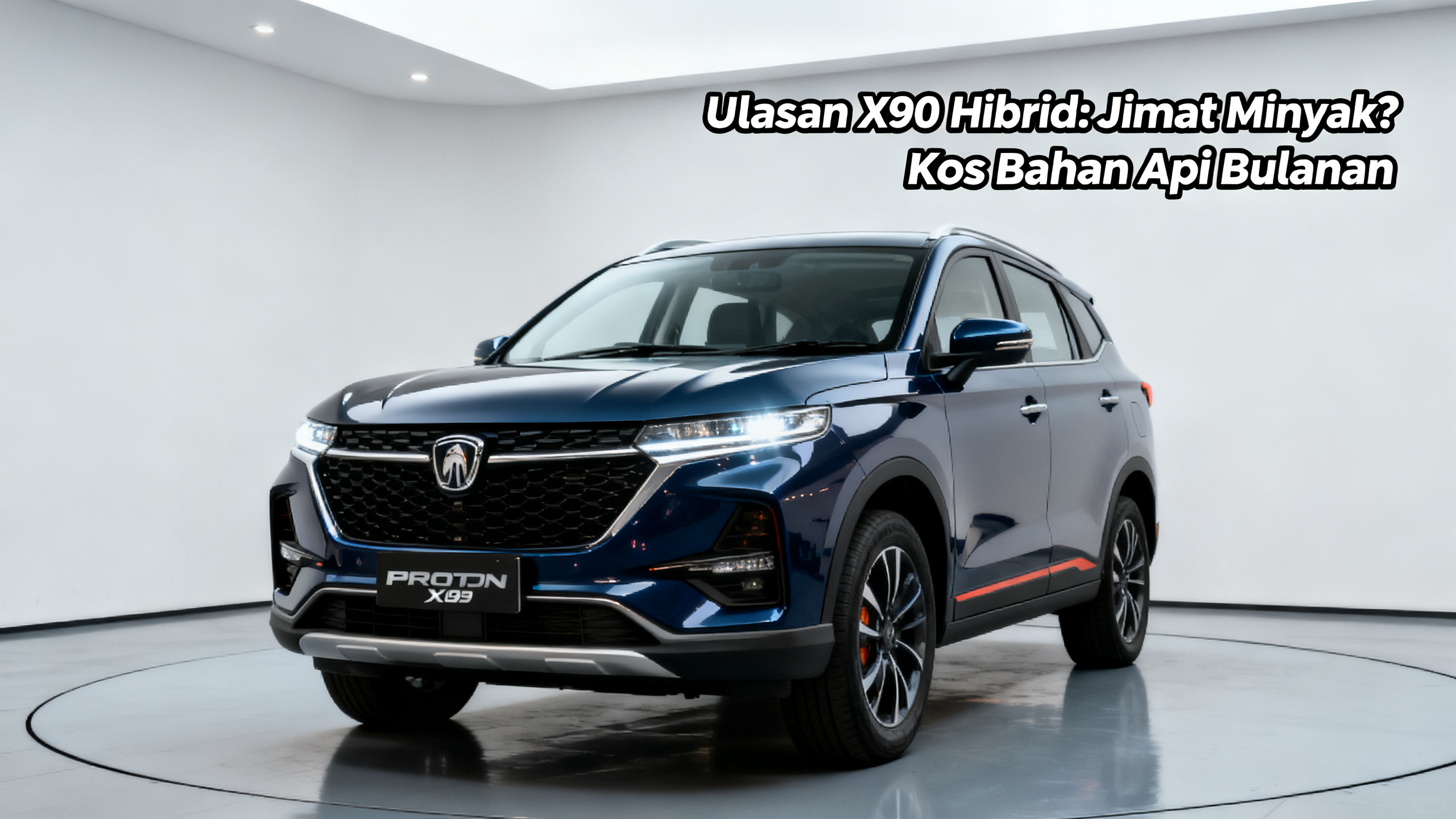 Ulasan X90 Hibrid: Jimat Minyak? Kos Bahan Api Bulanan