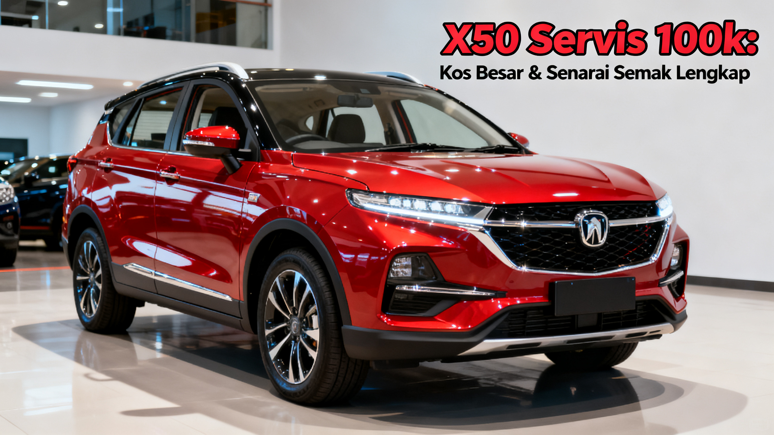 X50 Servis 100k: Kos Besar & Senarai Semak Lengkap